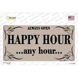 Happy Hour Any Hour Novelty Sticker Decal