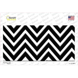 Black Chevron Novelty Sticker Decal