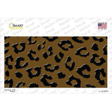 Brown Black Cheetah Novelty Sticker Decal
