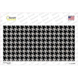 Grey Black Houndstooth Novelty Sticker Decal