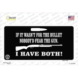No Bullet No Gun Fear Novelty Sticker Decal