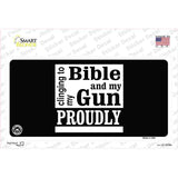 My Bible And My Gun Novelty Sticker Decal