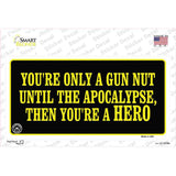 Gun Nut Novelty Sticker Decal