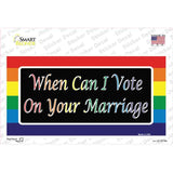 When Can I Vote Novelty Sticker Decal