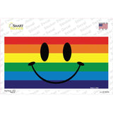 Smiley Face Novelty Sticker Decal