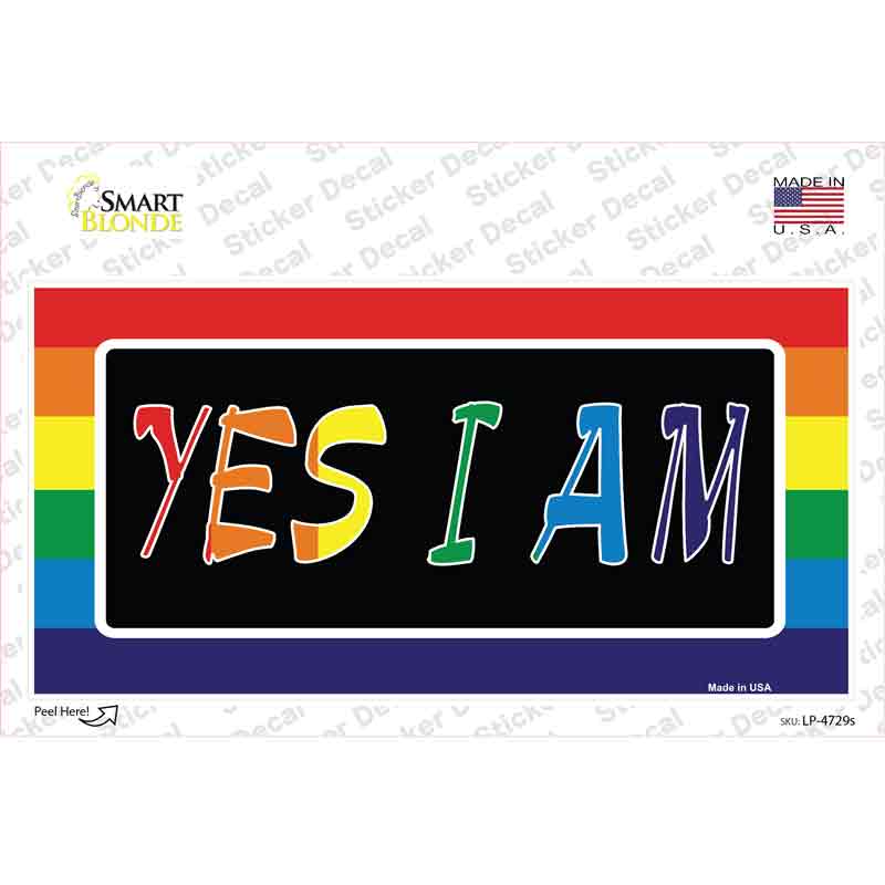 Yes I Am Novelty Sticker Decal