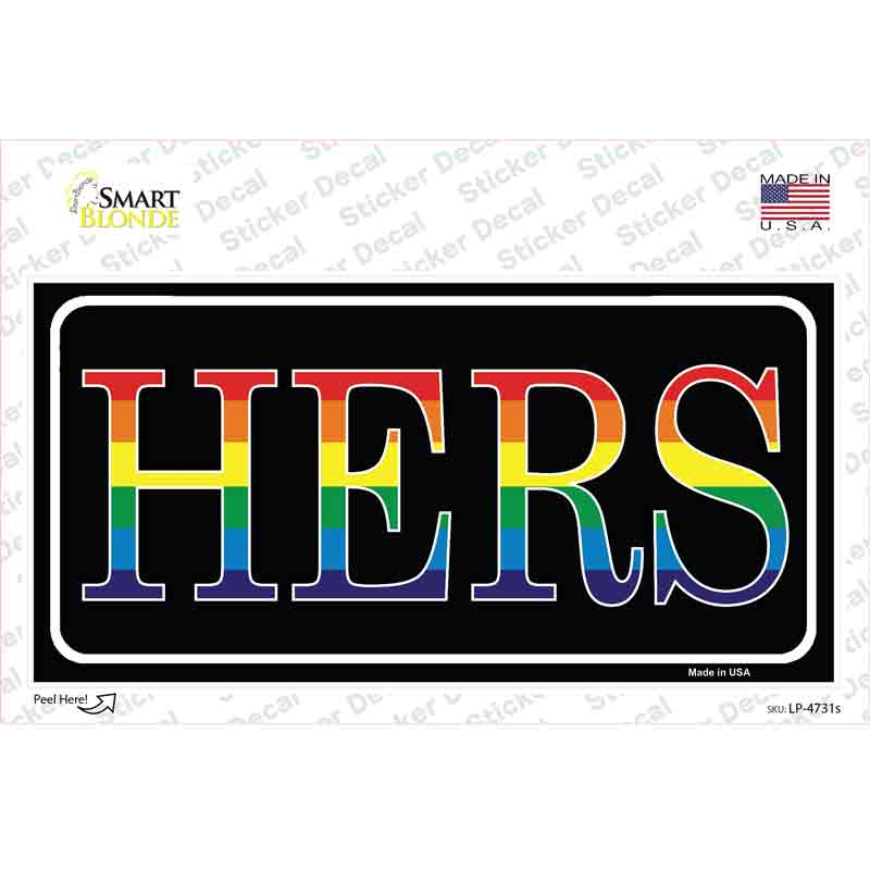 Hers Novelty Sticker Decal