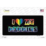 I Love My Daddies Novelty Sticker Decal