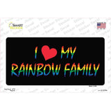 I Love My Rainbow Family Novelty Sticker Decal