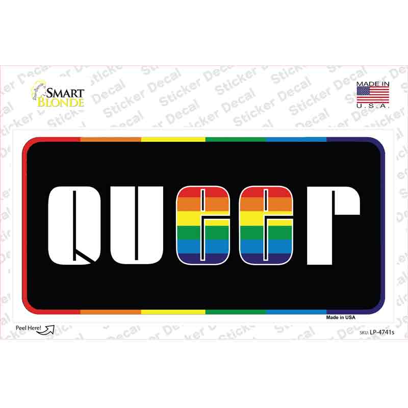 Queer Novelty Sticker Decal