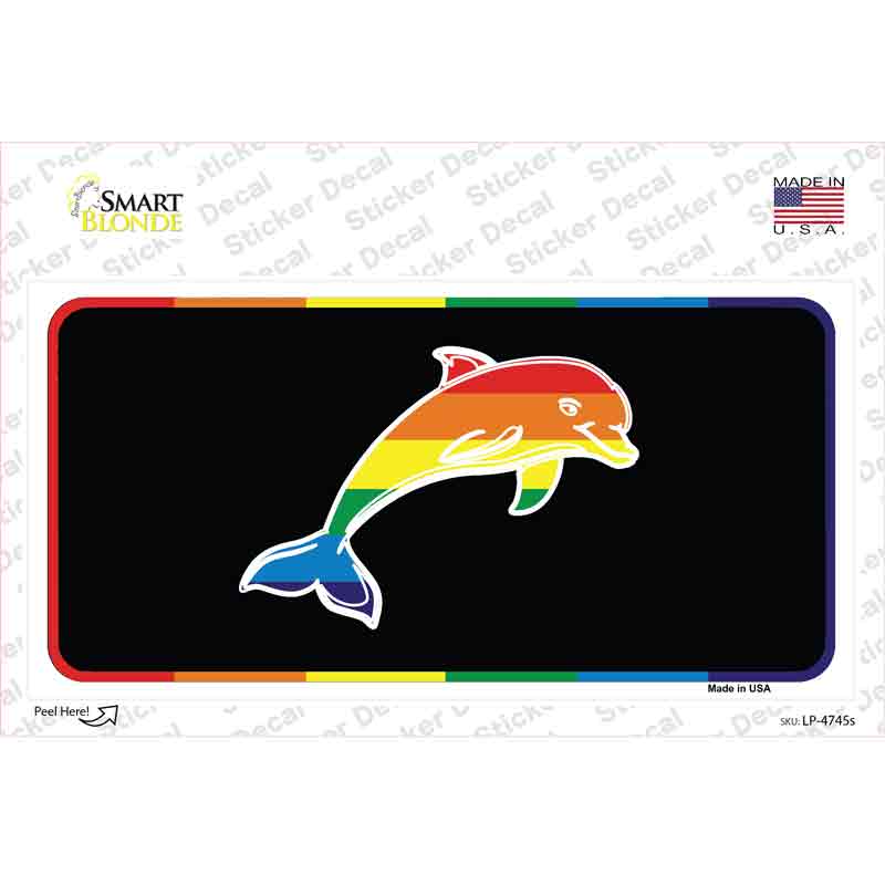 Dolphin Novelty Sticker Decal