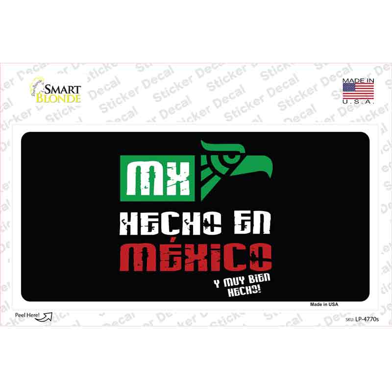Made In Mexico Novelty Sticker Decal