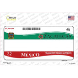 Zachatecas Mexico Novelty Sticker Decal