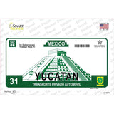 Yucatan Mexico Novelty Sticker Decal