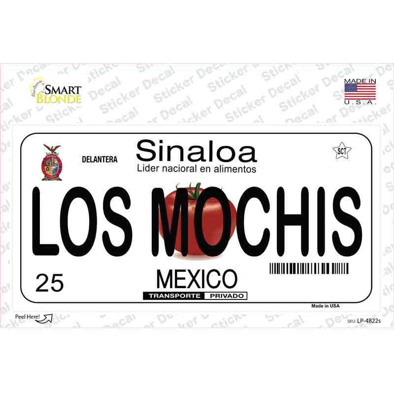 Los Mochis Mexico Novelty Sticker Decal