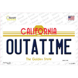 California Outtatime Novelty Sticker Decal