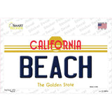 Beach California Novelty Sticker Decal