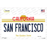 San Francisco California Novelty Sticker Decal