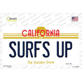 Surfs Up California Novelty Sticker Decal