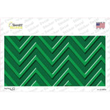 Green Light Green Chevron Novelty Sticker Decal
