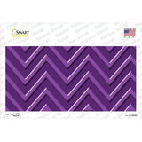 Purple Light Purple Chevron Novelty Sticker Decal