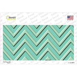 Mint Light Mint Chevron Novelty Sticker Decal