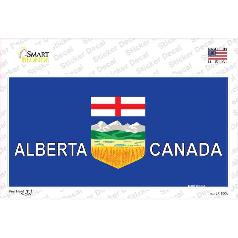 Alberta Canada Novelty Sticker Decal