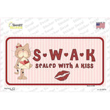 Sealed With A Kiss Kitty Novelty Sticker Decal