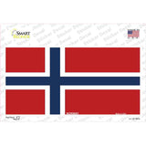 Norway Flag Novelty Sticker Decal