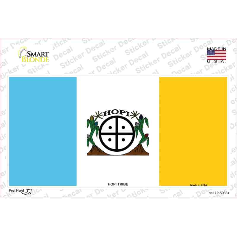 Hopi Tribe Flag Novelty Sticker Decal