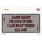 Im Good In Bed Novelty Sticker Decal