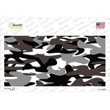 Black And White Camouflage Novelty Sticker Decal