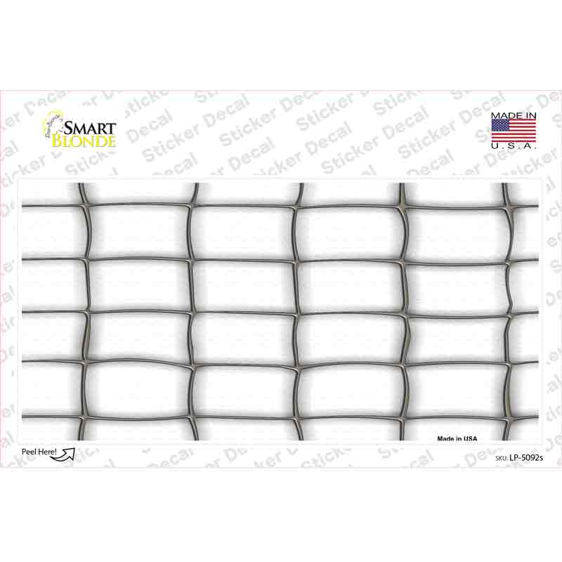 Web White Novelty Sticker Decal