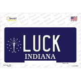 Luck Indiana State Novelty Sticker Decal