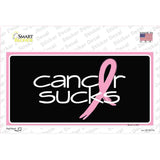 Cancer Sucks Novelty Sticker Decal