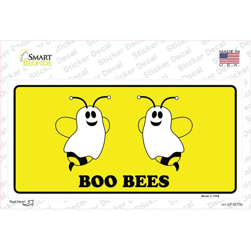 Boo Bees Novelty Sticker Decal