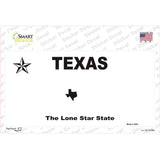 Texas State Novelty Sticker Decal