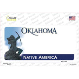 Oklahoma Native America State Blank Novelty Sticker Decal