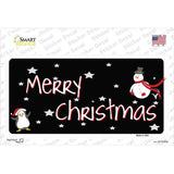 Merry Christmas Snow Novelty Sticker Decal