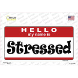 Stressed Novelty Sticker Decal