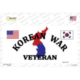Korean War Veteran Novelty Sticker Decal