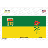 Saskatchewan Flag Novelty Sticker Decal