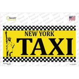 New York Taxi Novelty Sticker Decal