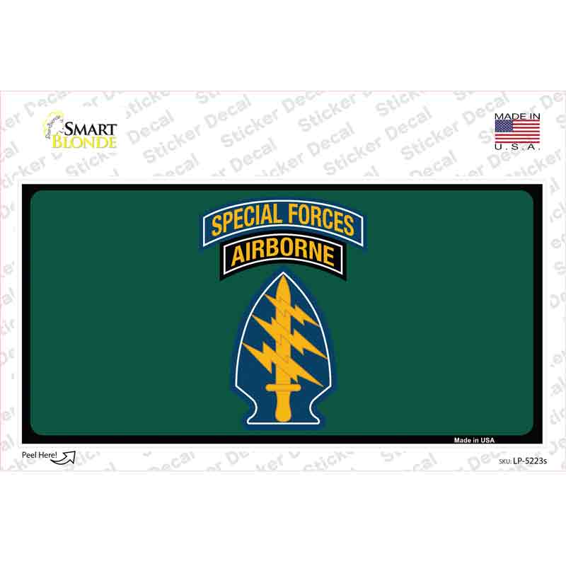 Special Forces Novelty Sticker Decal