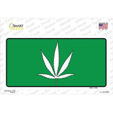 Marijuana Leaf Novelty Sticker Decal
