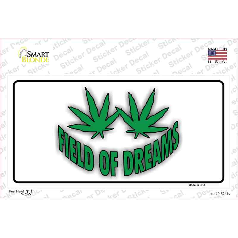 Field of Dreams Novelty Sticker Decal