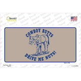 Cowboy Butts Novelty Sticker Decal