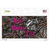 Real Women Fish Novelty Sticker Decal