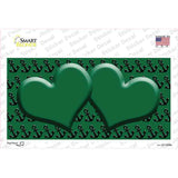 Green Black Anchor Green Heart Center Novelty Sticker Decal