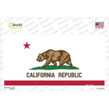 California State Flag Novelty Sticker Decal